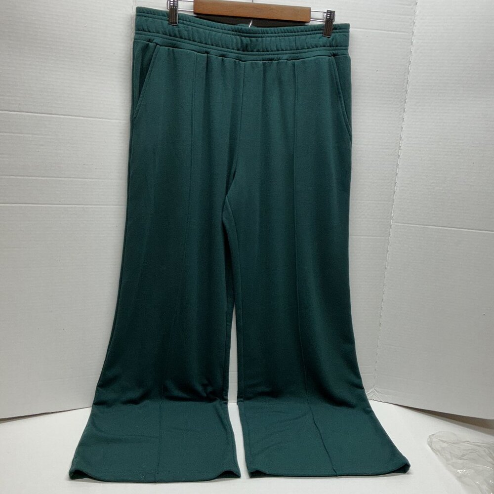 MEDIUM WID LEG PANTS PINE COLOR A345170